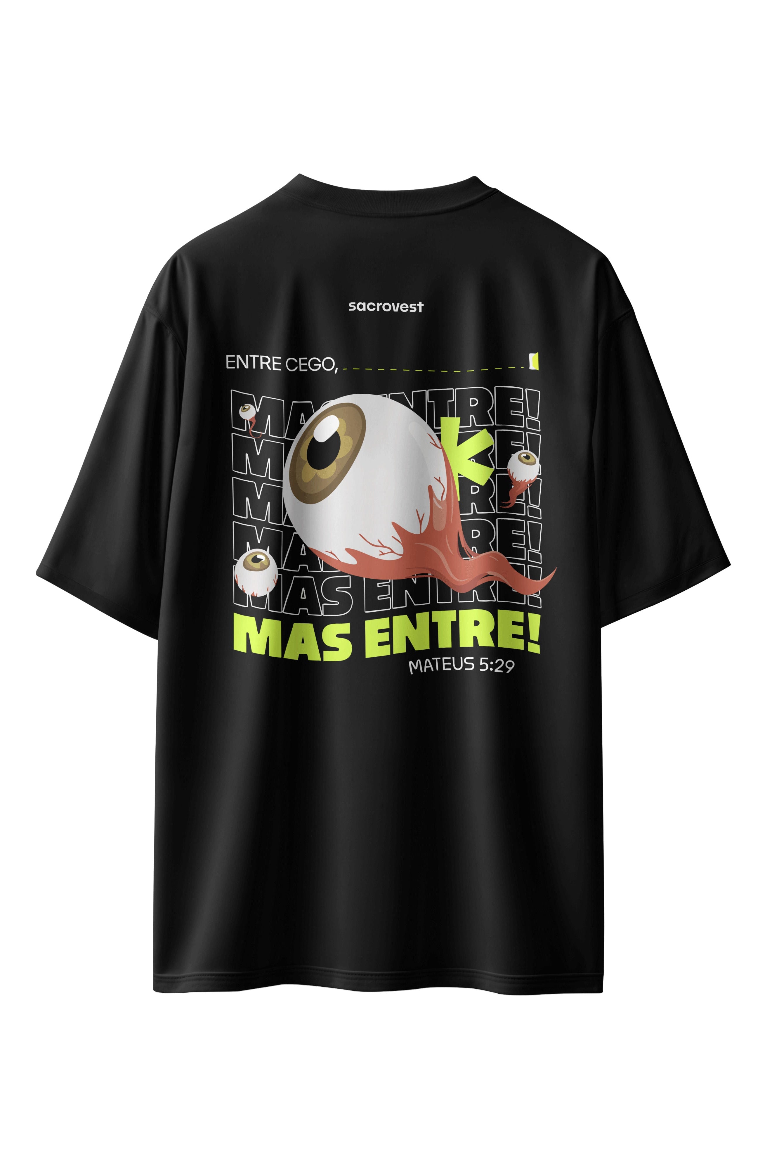 CAMISETA ENTRE CEGO PRETA