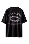 CAMISETA JESUS IS KING PRETA
