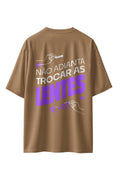 CAMISETA LENTES MARROM