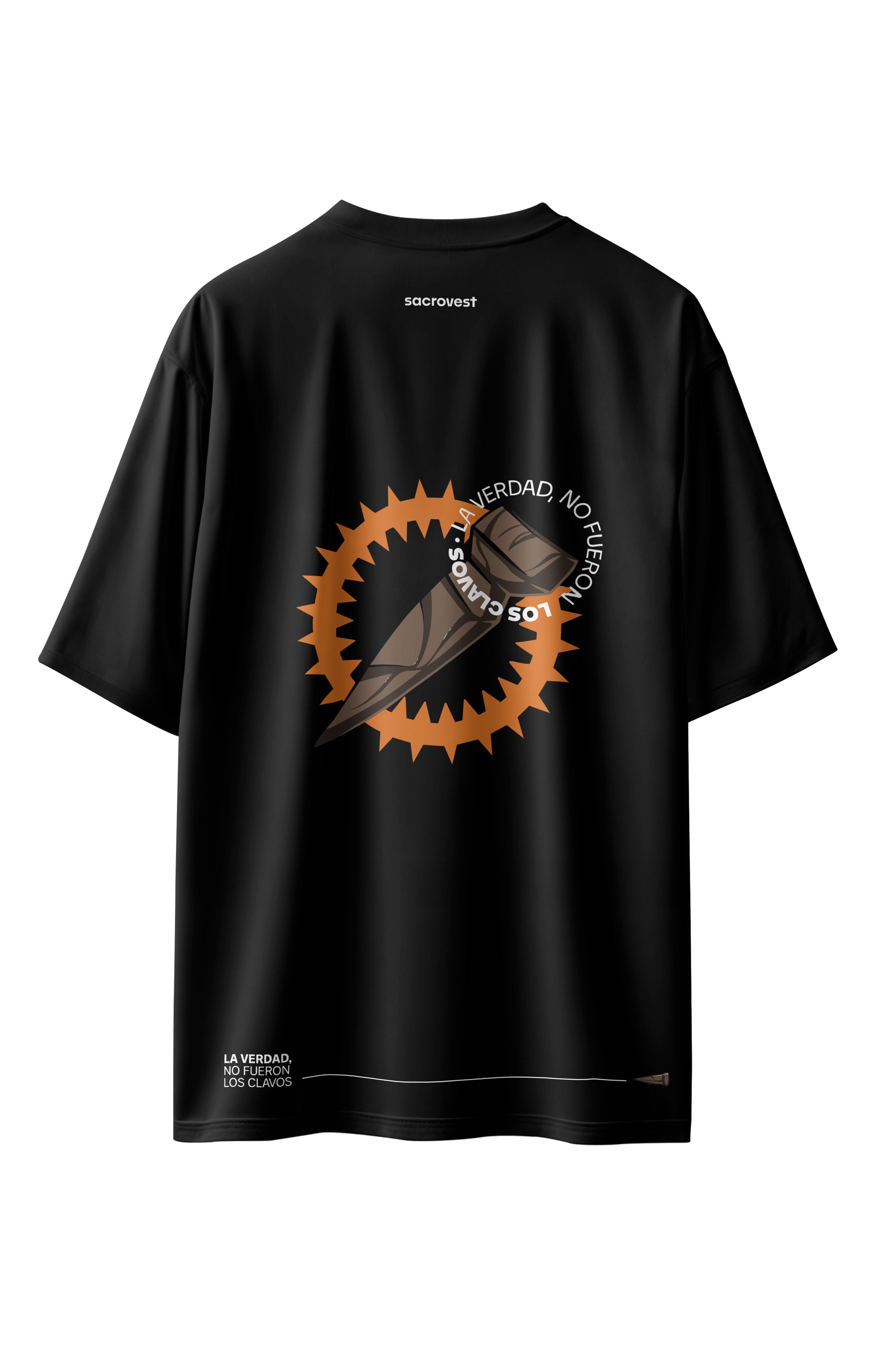 CAMISETA LOS CLAVOS PRETA