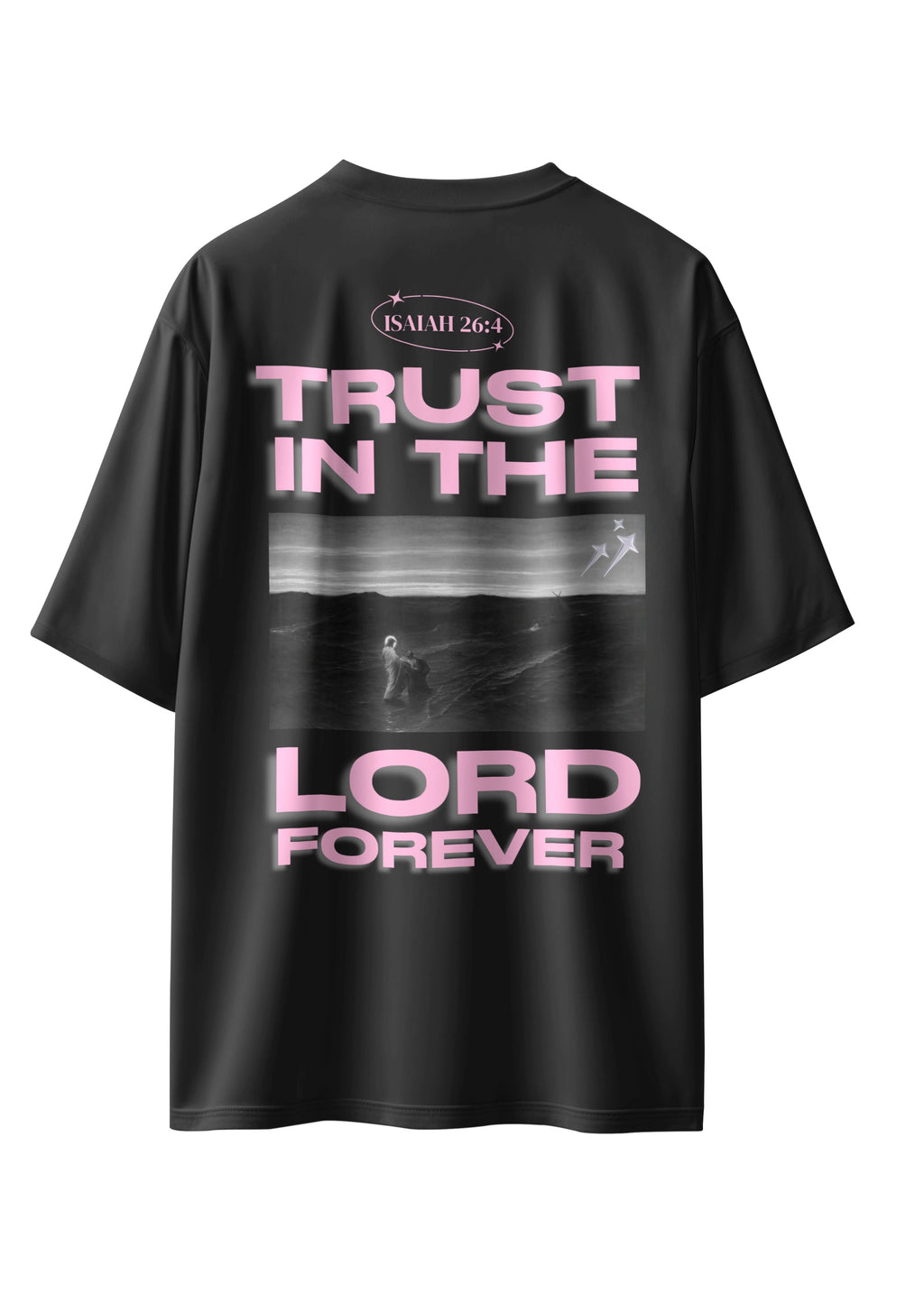 CAMISETA TRUST IN THE LORD PRETA